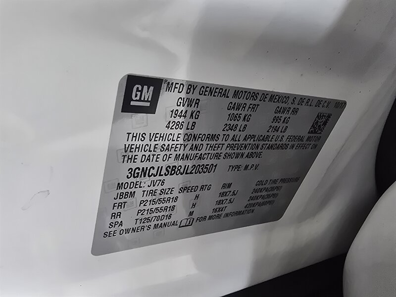 2018 Chevrolet Trax LT 4DR CROSSOVER - Photo 32 - Hamilton, OH 45015