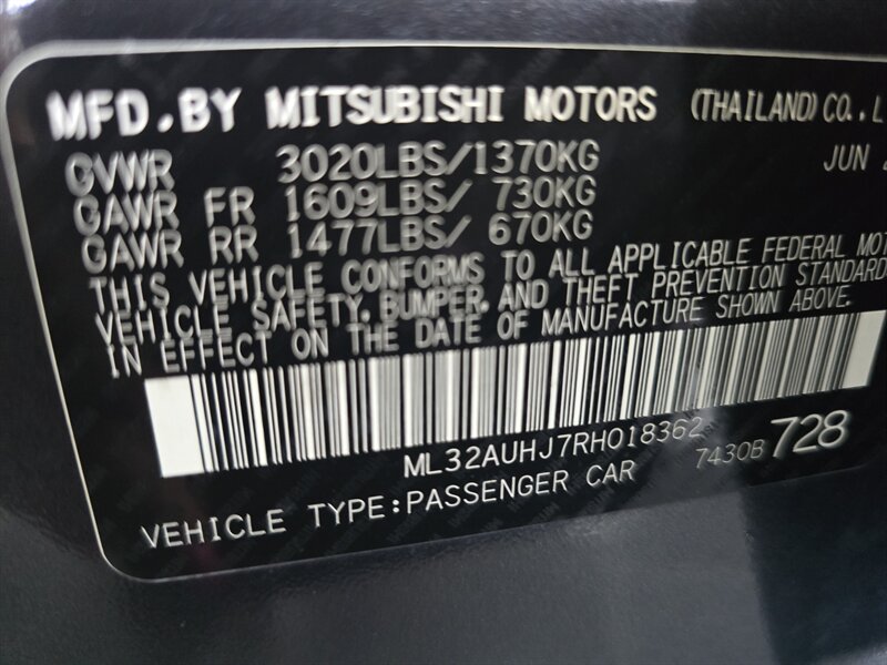 2024 Mitsubishi Mirage ES 4DR HATCHBACK - Photo 30 - Hamilton, OH 45015