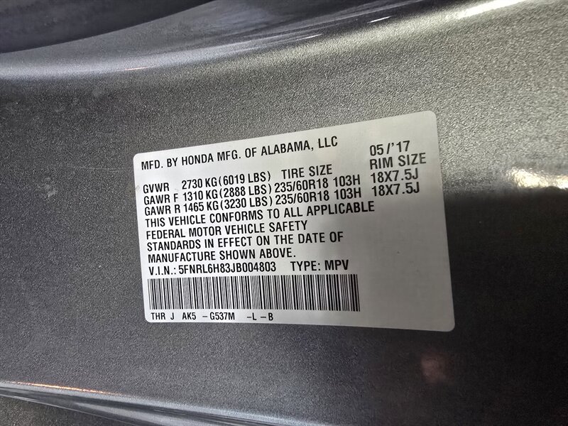 2018 Honda Odyssey Touring 4DR MINI-VAN - Photo 42 - Hamilton, OH 45015