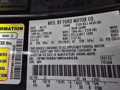 2021 Ford Bronco Sport Big Bend 4DR SUV AWD   - Photo 31 - Hamilton, OH 45015