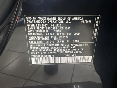 2018 Volkswagen Atlas V6 SE 4Motion   - Photo 34 - Hamilton, OH 45015
