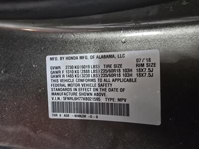 2019 Honda Odyssey EX-L   - Photo 34 - Hamilton, OH 45015