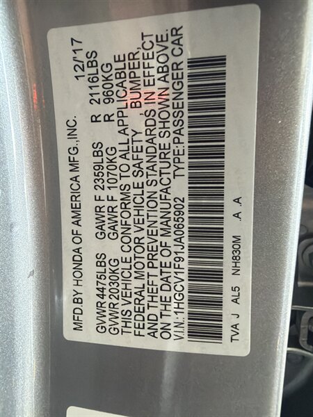 2018 Honda Accord Touring - Photo 34 - Hamilton, OH 45015