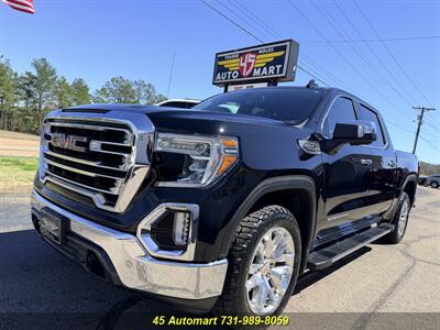 2021 GMC Sierra 1500 4x4 SLT Crew Cab 4WD--Black Beauty! Truck