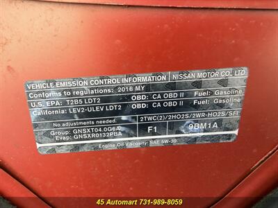 2016 Nissan Frontier SV Local Trade Crew Cab-Bed Cover,B/U Camera - Photo 34 - Henderson, TN 38340