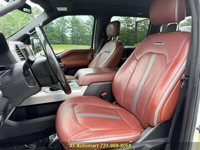 2018 Ford F-150 Platinum Crew Cab 4WD Like New w/ Every Option!   - Photo 34 - Henderson, TN 38340