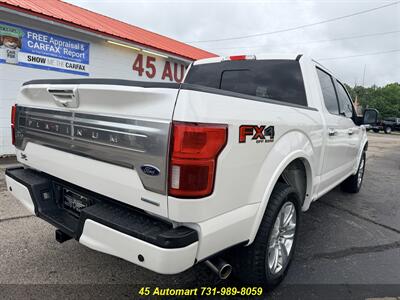 2018 Ford F-150 Platinum Crew Cab 4WD Like New w/ Every Option!   - Photo 21 - Henderson, TN 38340