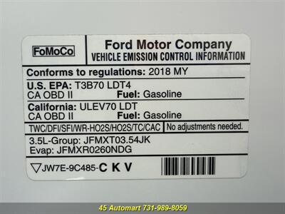 2018 Ford F-150 Platinum Crew Cab 4WD Like New w/ Every Option!   - Photo 9 - Henderson, TN 38340