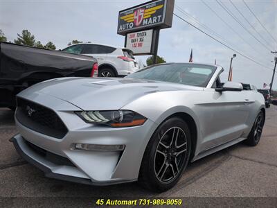 2018 Ford Mustang EcoBoost Premium w/Leather and Pony package! Convertible