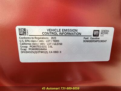 2023 Chevrolet Blazer RS Radiant Red Tricoat, Leather, Sunroof-Stunning!   - Photo 51 - Henderson, TN 38340