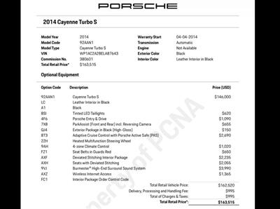 2014 Porsche Cayenne Turbo S   - Photo 34 - Madison, WI 53716