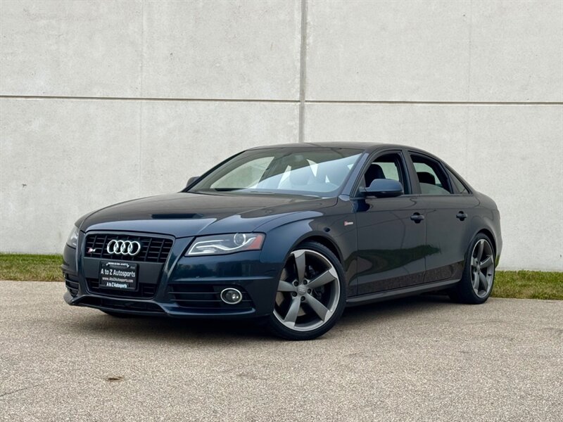 Moonlight Blue Metallic 2012 Audi S4 Sedan All-Wheel Drive 6-Speed Manual