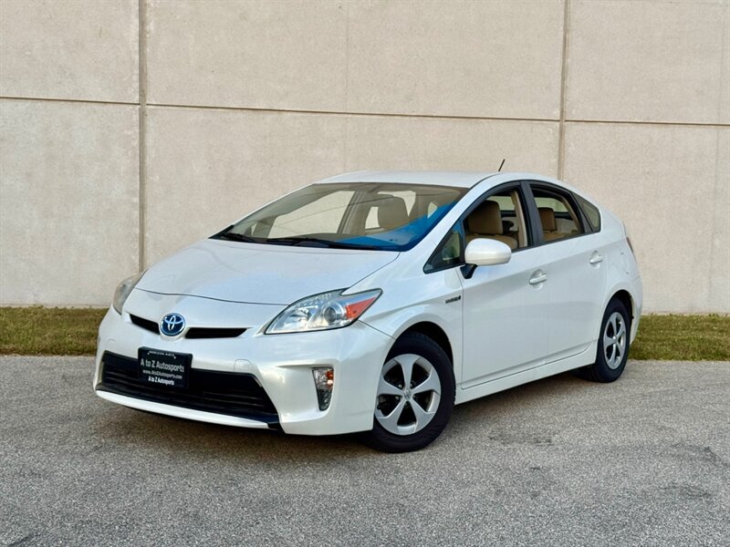 Super White 2012 Toyota Prius Four Hatchback Front-Wheel Drive Automatic