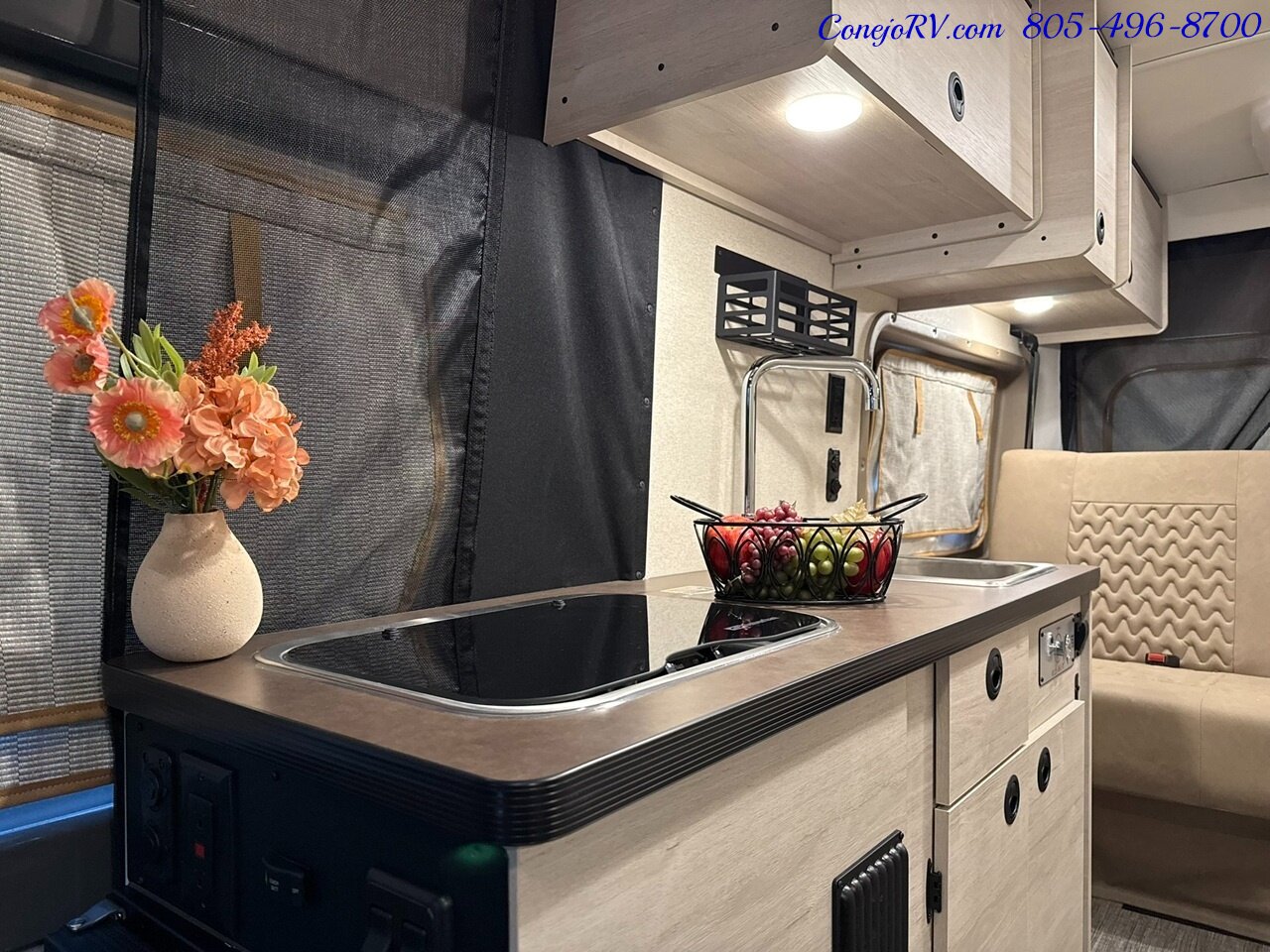 2027 Winnebago Solis 59P Pop Top 2.8KW Generator Full Galley Rear Convertible Sofa Roof AC - Photo 11 - Thousand Oaks, CA 91360