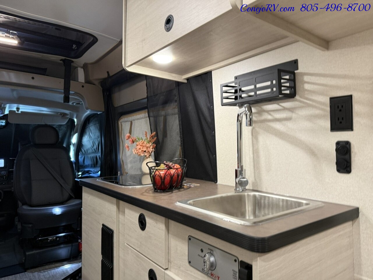 2027 Winnebago Solis 59P Pop Top 2.8KW Generator Full Galley Rear Convertible Sofa Roof AC - Photo 15 - Thousand Oaks, CA 91360
