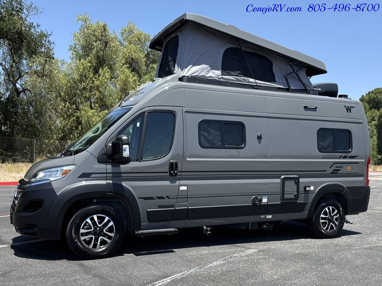 2027 Winnebago Solis 59P Pop Top 2.8KW Generator Full Galley Rear Convertible Sofa Roof AC - Photo 1 - Thousand Oaks, CA 91360