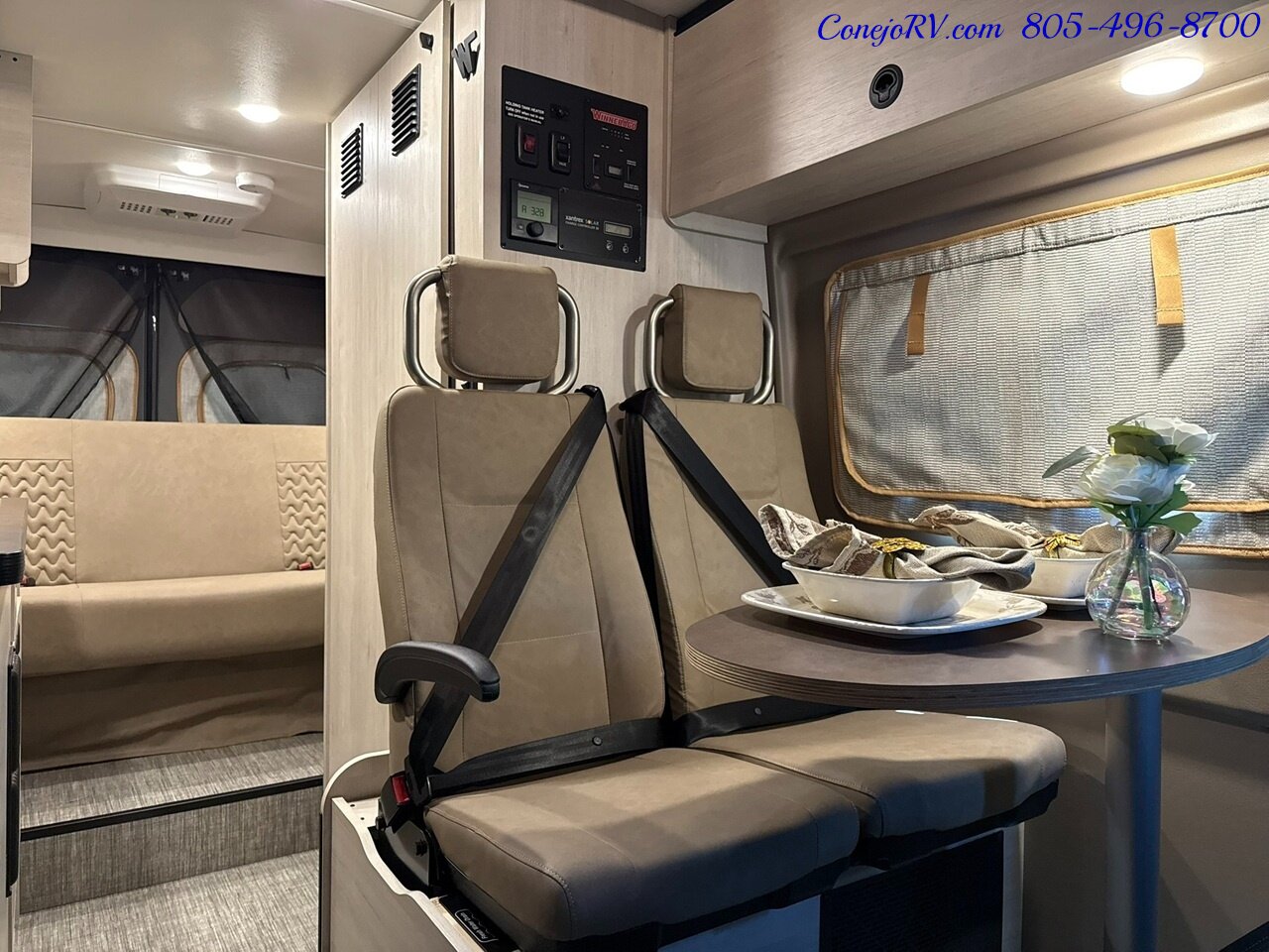 2027 Winnebago Solis 59P Pop Top 2.8KW Generator Full Galley Rear Convertible Sofa Roof AC - Photo 6 - Thousand Oaks, CA 91360