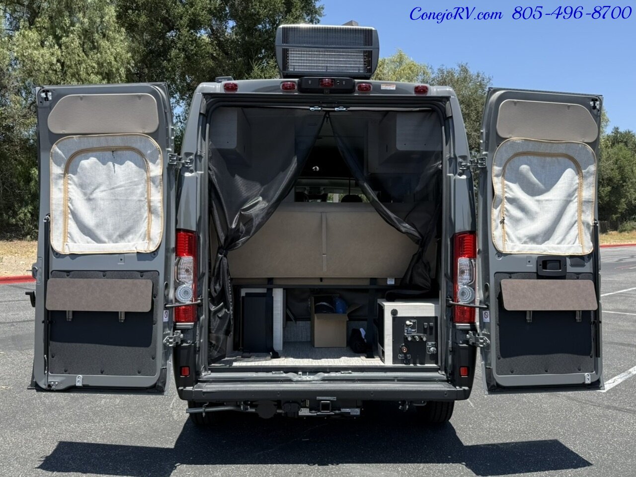 2027 Winnebago Solis 59P Pop Top 2.8KW Generator Full Galley Rear Convertible Sofa Roof AC - Photo 40 - Thousand Oaks, CA 91360