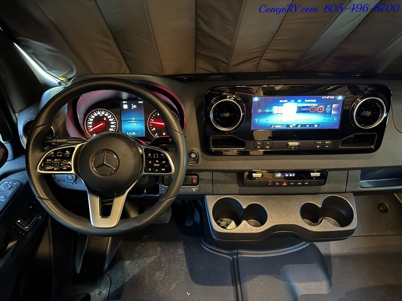 2025 Storyteller Overland Dark Mode AWD 16.8KWH Lithonics Lithium System Mercedes Sprinter Turbo Diesel 1K Miles - Photo 36 - Thousand Oaks, CA 91360