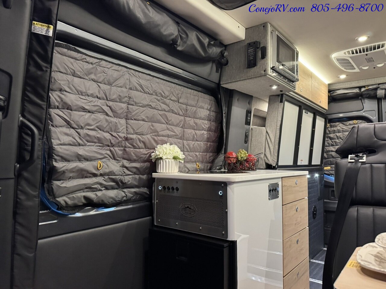 2025 Storyteller Overland Dark Mode AWD 16.8KWH Lithonics Lithium System Mercedes Sprinter Turbo Diesel 1K Miles - Photo 7 - Thousand Oaks, CA 91360