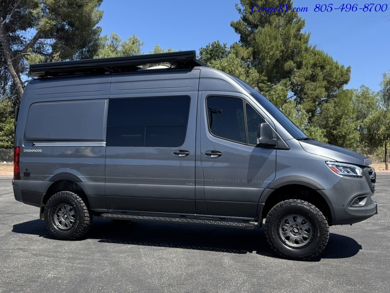 2025 Storyteller Overland Dark Mode AWD 16.8KWH Lithonics Lithium System Mercedes Sprinter Turbo Diesel 1K Miles - Photo 3 - Thousand Oaks, CA 91360