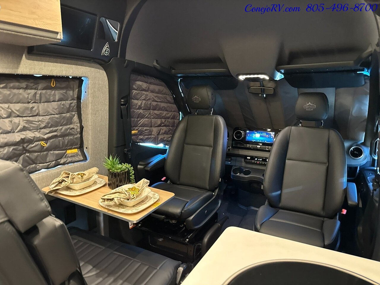 2025 Storyteller Overland Dark Mode AWD 16.8KWH Lithonics Lithium System Mercedes Sprinter Turbo Diesel 1K Miles - Photo 32 - Thousand Oaks, CA 91360