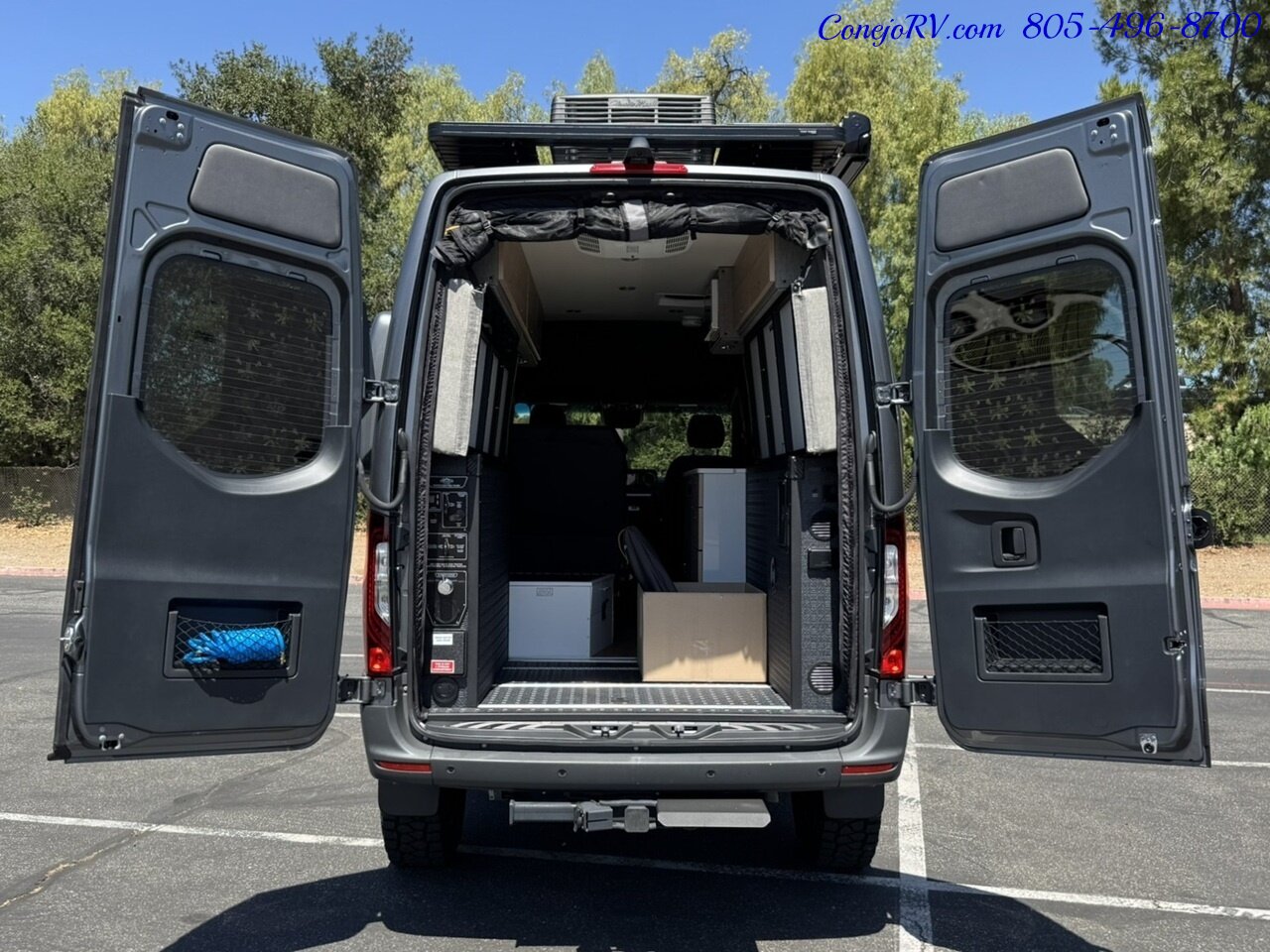 2025 Storyteller Overland Dark Mode AWD 16.8KWH Lithonics Lithium System Mercedes Sprinter Turbo Diesel 1K Miles - Photo 43 - Thousand Oaks, CA 91360