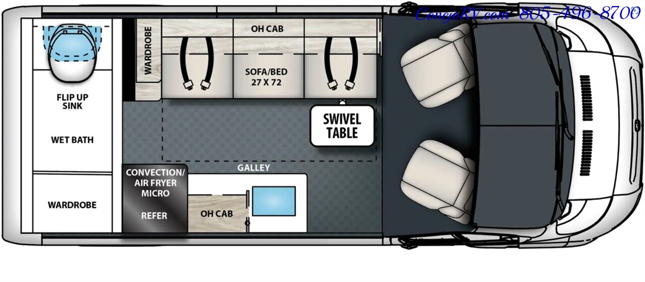 2026 Coachmen Pixel 1.8RB Convertible Sofa Rear Bath - Photo 43 - Thousand Oaks, CA 91360
