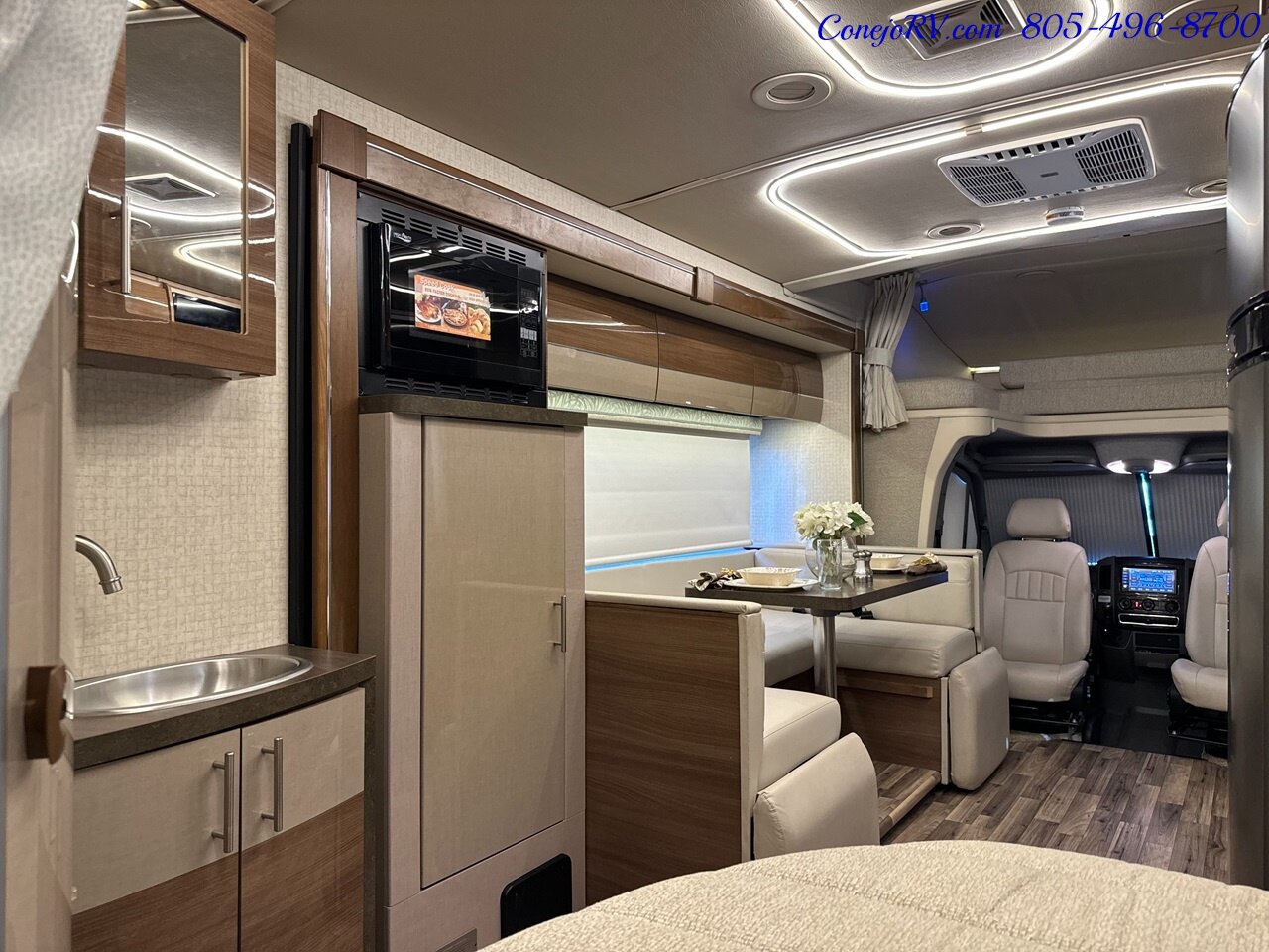 2017 Winnebago View 24J Slide-Out Mercedes Turbo Diesel Full Body Paint   - Photo 22 - Thousand Oaks, CA 91360