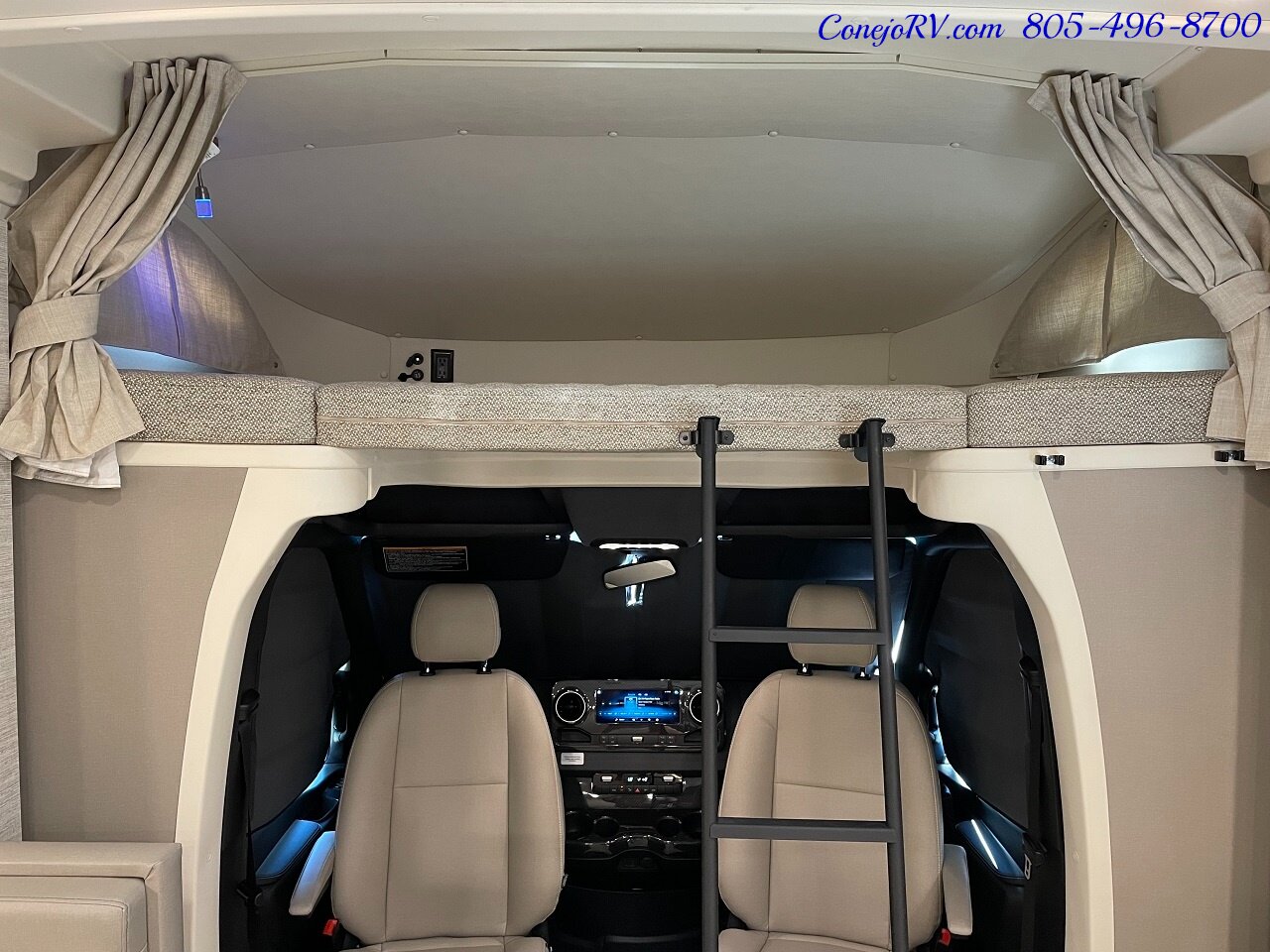 2023 Winnebago Navion 24D Full Wall Slide-Out Mercedes Turbo Diesel  Full Body Paint - Photo 28 - Thousand Oaks, CA 91360