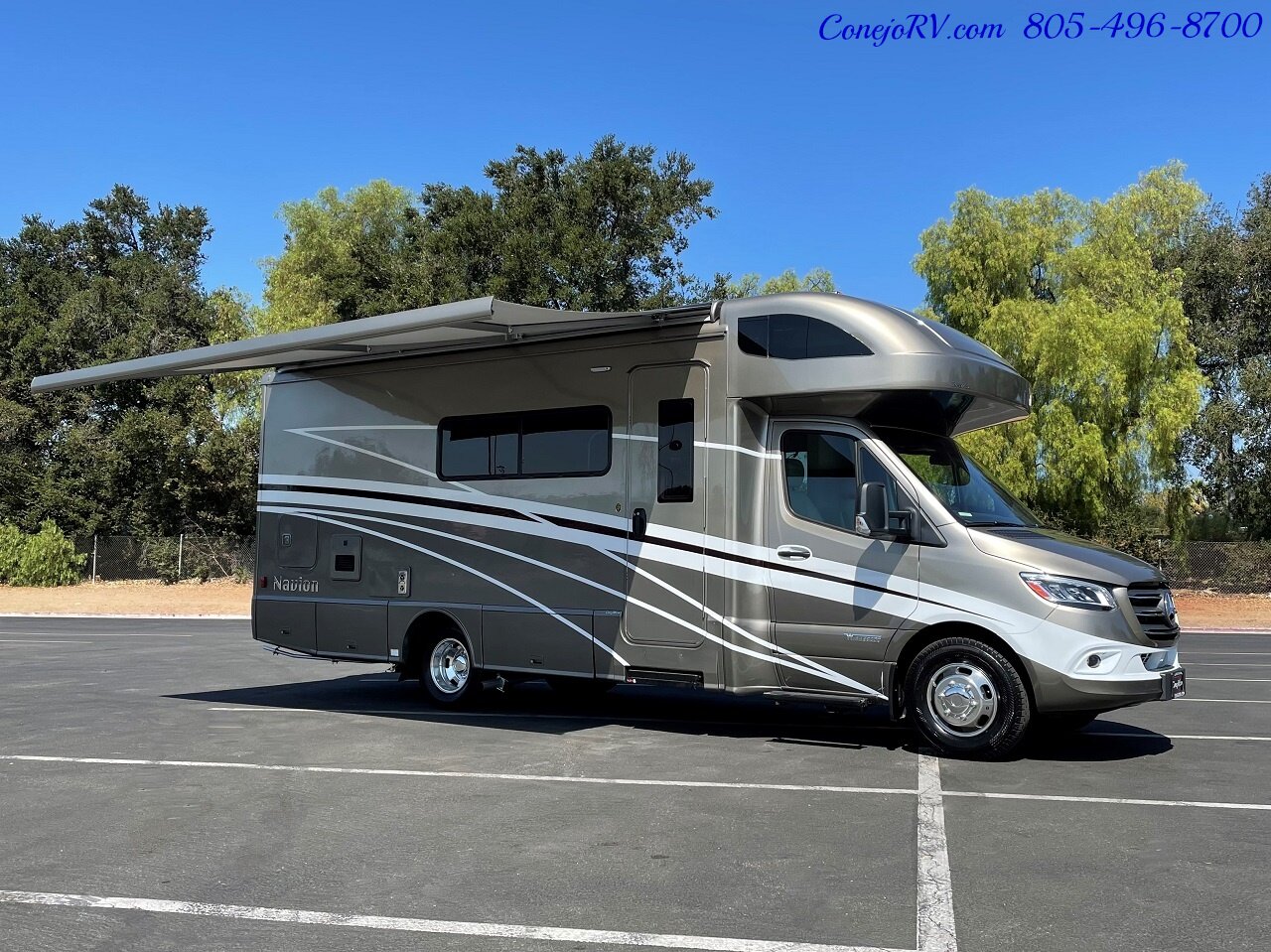 2023 Winnebago Navion 24D Full Wall Slide-Out Mercedes Turbo Diesel  Full Body Paint - Photo 42 - Thousand Oaks, CA 91360