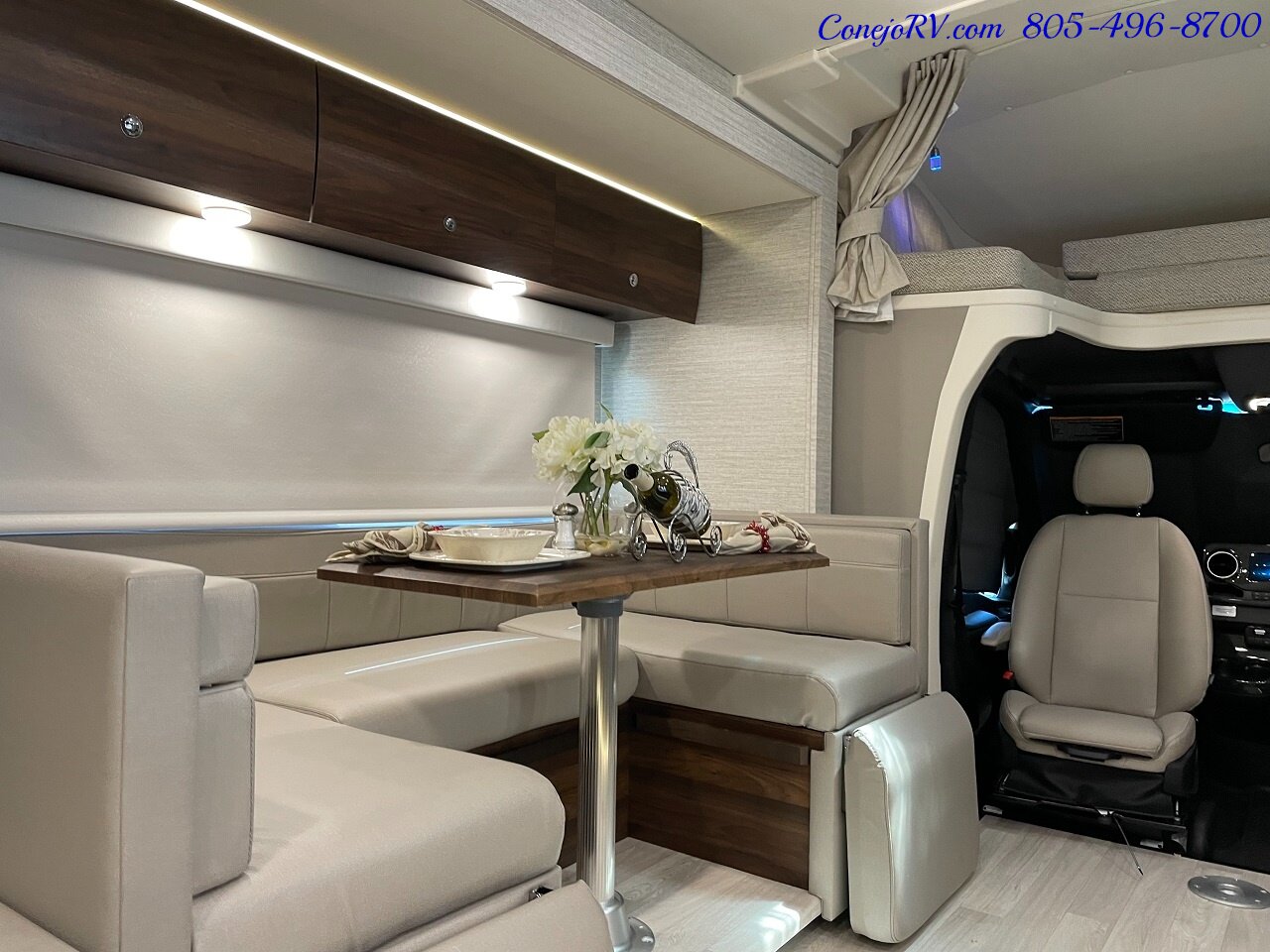 2023 Winnebago Navion 24D Full Wall Slide-Out Mercedes Turbo Diesel  Full Body Paint - Photo 10 - Thousand Oaks, CA 91360