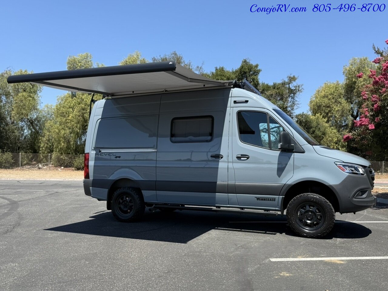 2023 Winnebago Revel 44E 4X4 Sprinter Mercedes Turbo Diesel, 320 AH Lithium  27K Miles - Photo 40 - Thousand Oaks, CA 91360