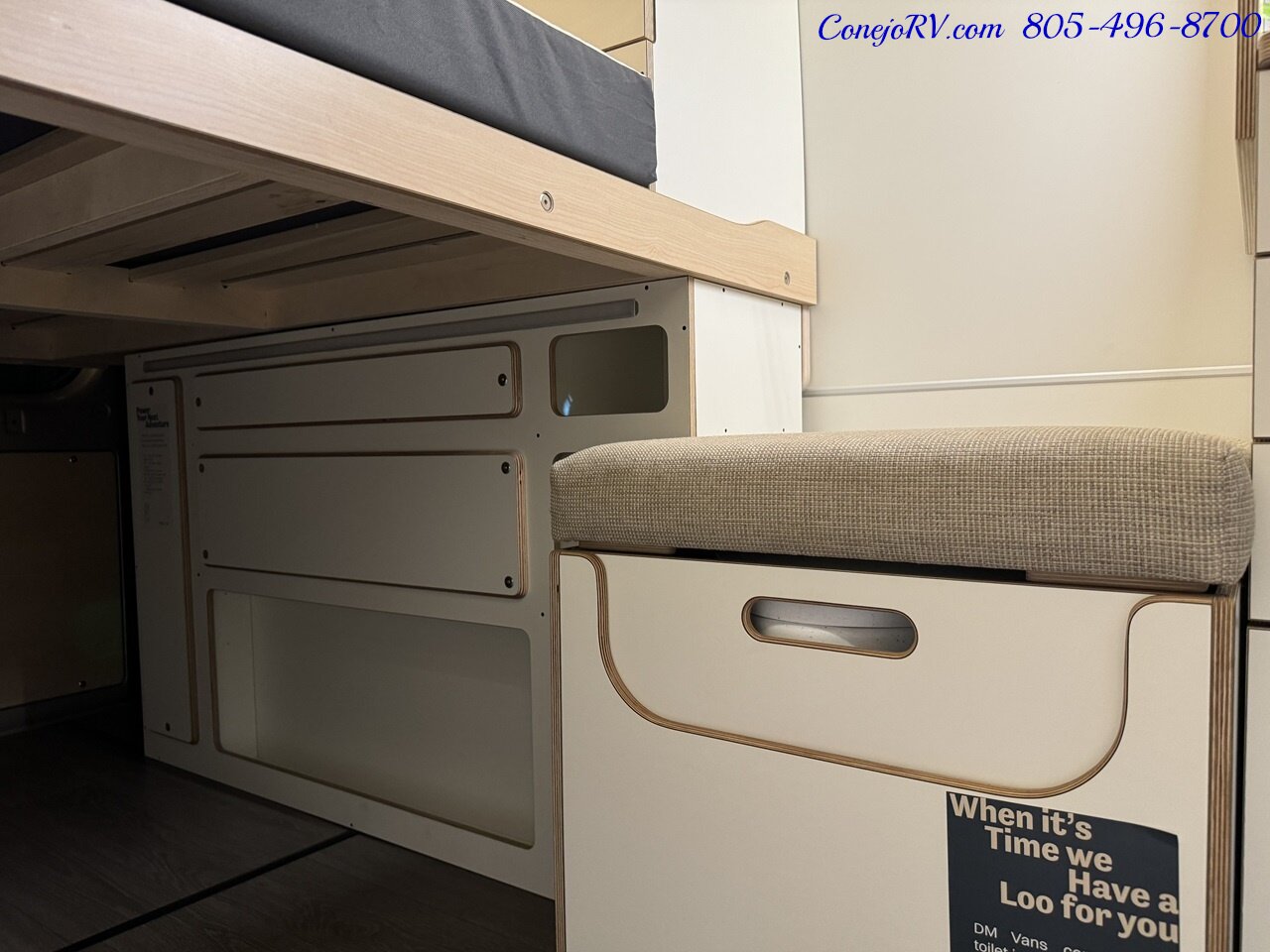 2024 Dave & Matt Vans LV7.1 Lithium Kitchenette Rear Bed Roof AC 3K Inverter   - Photo 14 - Thousand Oaks, CA 91360