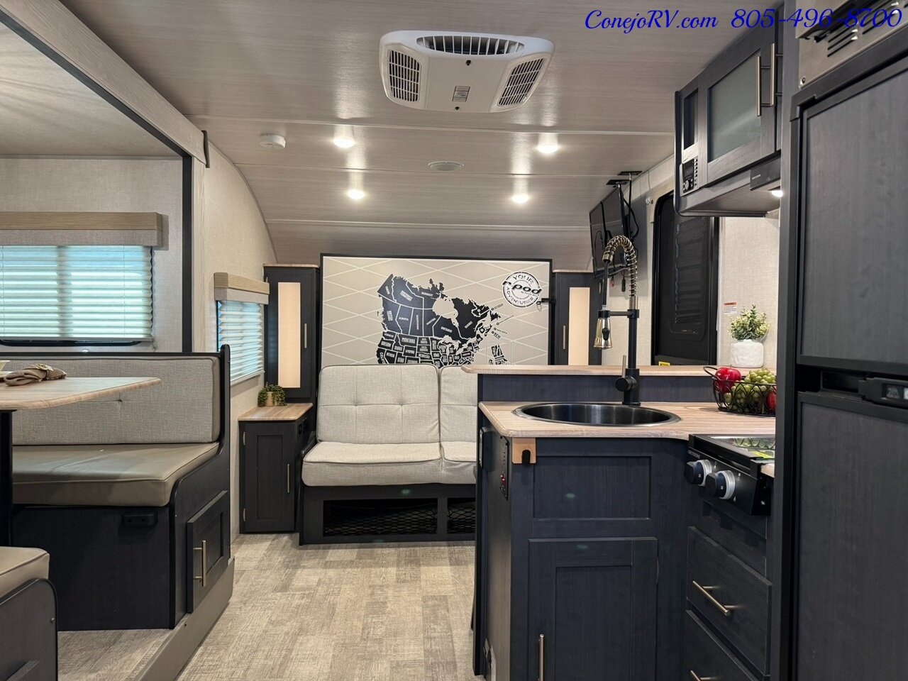 2023 Forest River R-POD RP203 Slide Out Bunkhouse Murphy Bed Full Galley Travel   - Photo 30 - Thousand Oaks, CA 91360