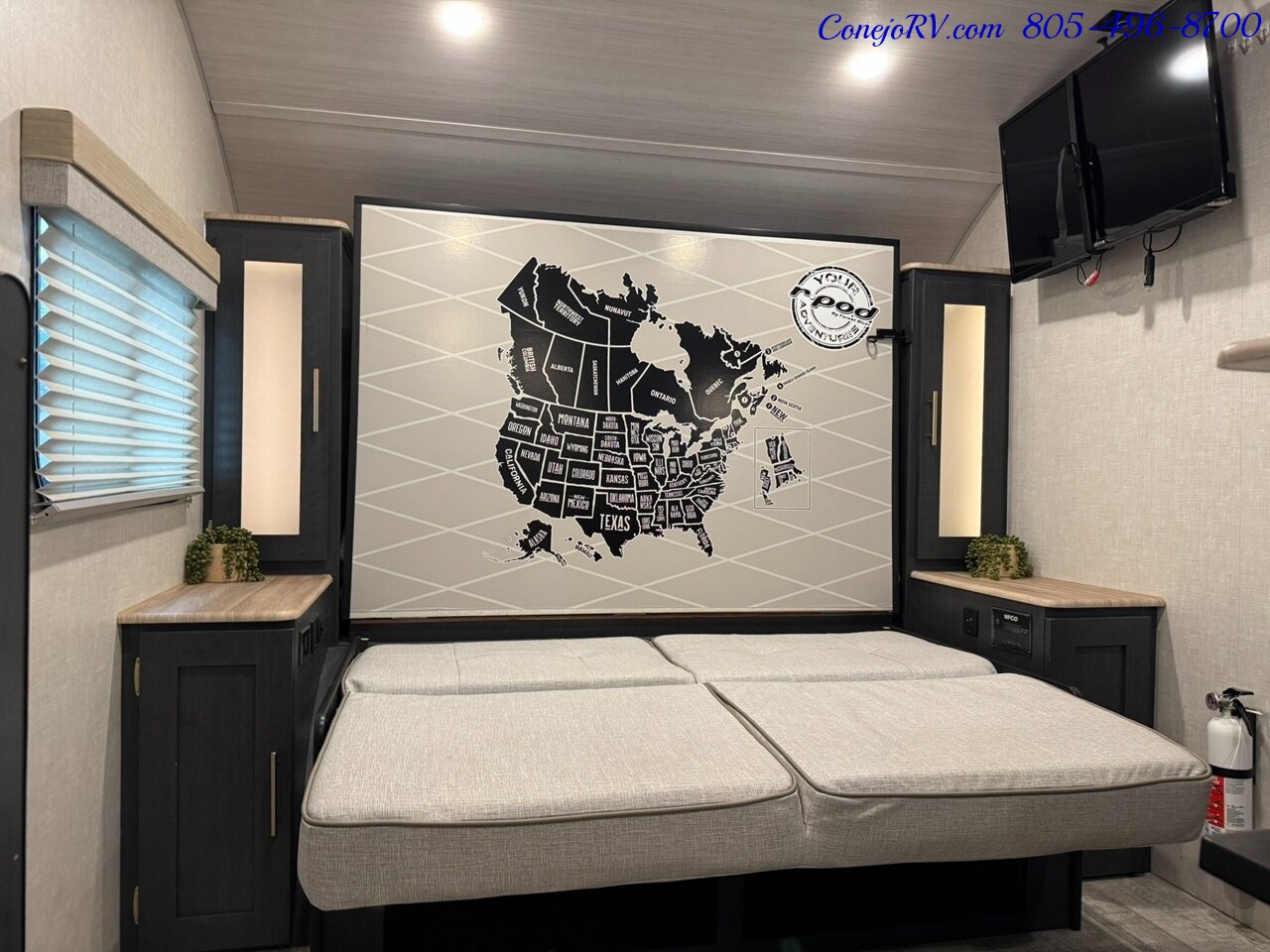 2023 Forest River R-POD RP203 Slide Out Bunkhouse Murphy Bed Full Galley Travel   - Photo 26 - Thousand Oaks, CA 91360