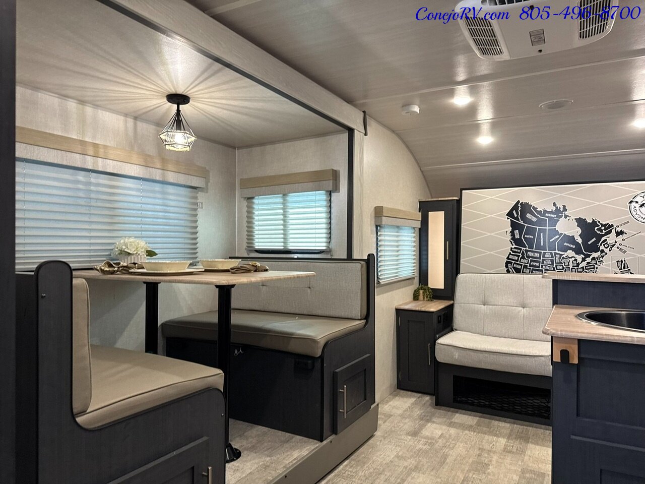 2023 Forest River R-POD RP203 Slide Out Bunkhouse Murphy Bed Full Galley Travel   - Photo 24 - Thousand Oaks, CA 91360