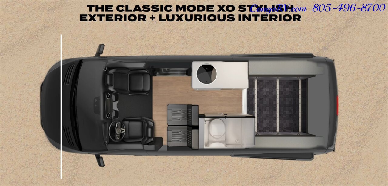 2025 Storyteller Overland Classic Mode XO AWD Lithonics Lithium System Mercedes Sprinter  Turbo Diesel - Photo 47 - Thousand Oaks, CA 91360