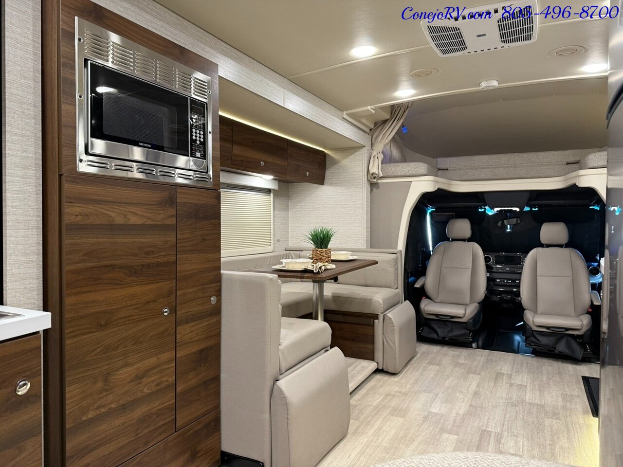 2022 Winnebago View 24J Slide-Out Horseshoe Dinette Mercedes Turbo Diesel 11K Miles - Photo 25 - Thousand Oaks, CA 91360