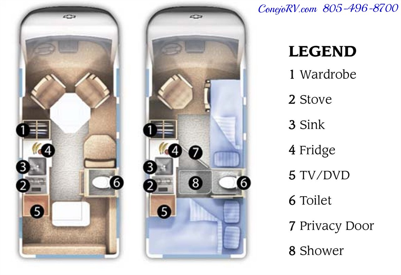 2007 Roadtrek Popular 170 Chevrolet Express 2500 Class B Camper Van   - Photo 39 - Thousand Oaks, CA 91360