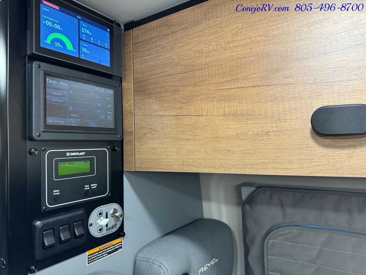 2025 Winnebago Revel 44E AWD Sprinter Mercedes Turbo Diesel, 16.8KWH  Lithionics System **CALL FOR PRICE** - Photo 15 - Thousand Oaks, CA 91360