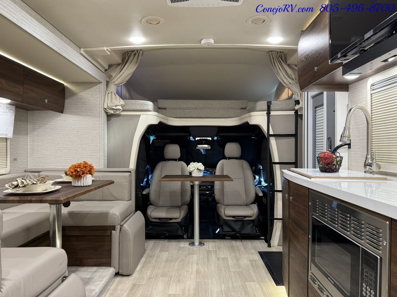 2024 Winnebago Navion 24D Full Wall Slide-Out Mercedes Turbo Diesel Full  Body Paint 4K Miles - Photo 28 - Thousand Oaks, CA 91360