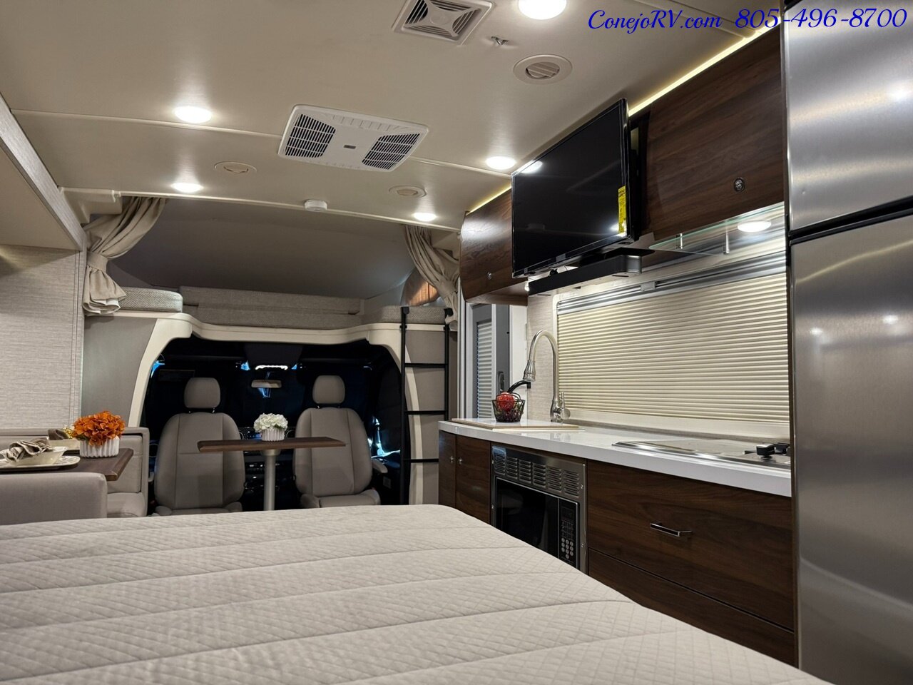 2024 Winnebago Navion 24D Full Wall Slide-Out Mercedes Turbo Diesel Full  Body Paint 4K Miles - Photo 24 - Thousand Oaks, CA 91360