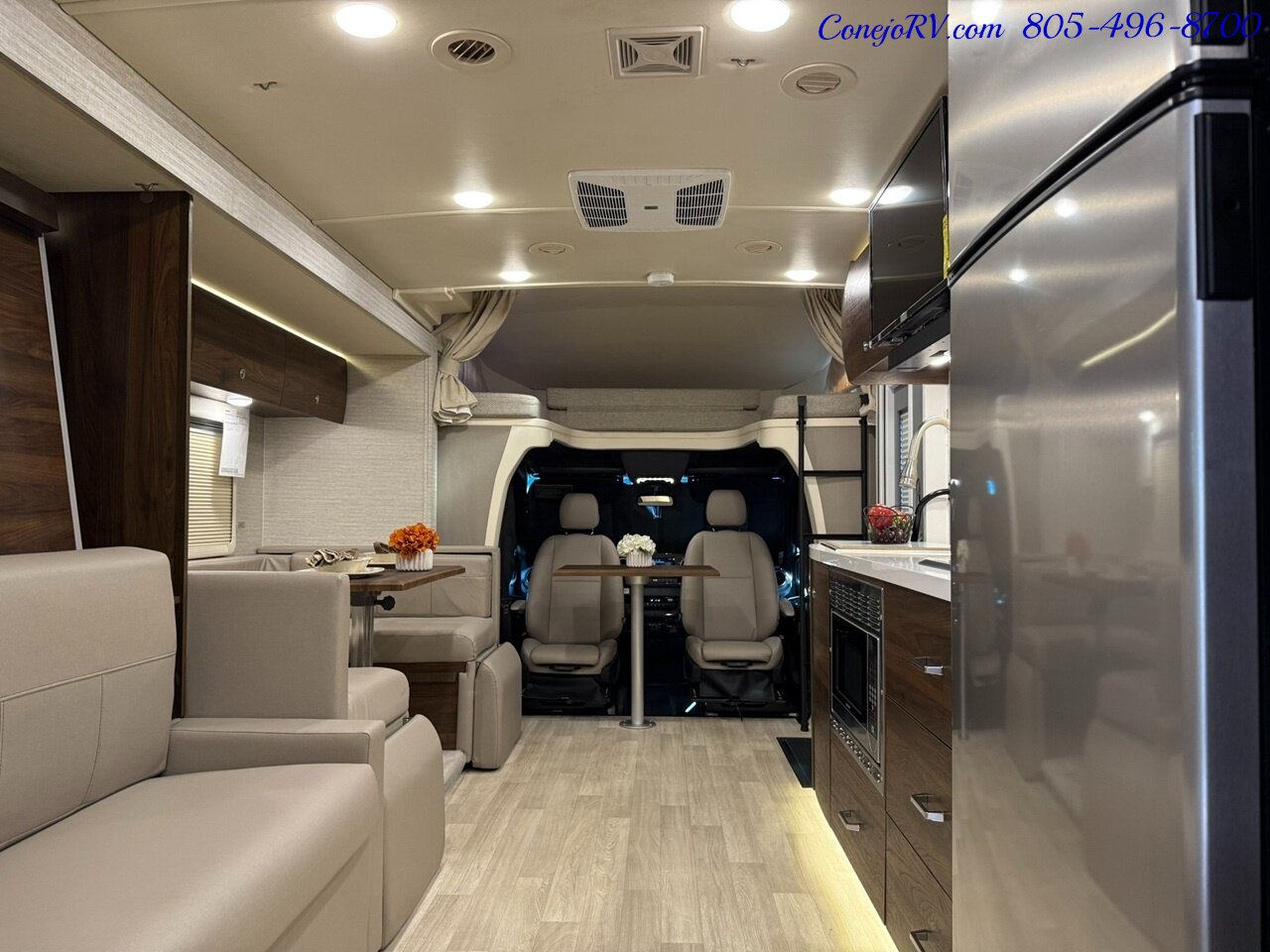 2024 Winnebago Navion 24D Full Wall Slide-Out Mercedes Turbo Diesel Full  Body Paint 4K Miles - Photo 25 - Thousand Oaks, CA 91360