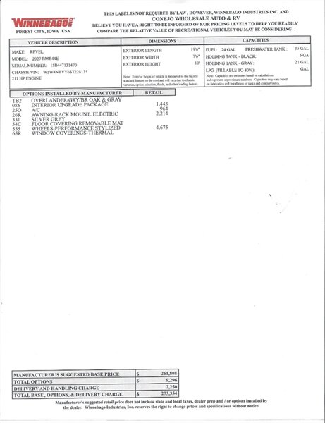 2027 Winnebago Revel 44E AWD Sprinter Mercedes Turbo Diesel 8.4KWH Lithionics System - Photo 43 - Thousand Oaks, CA 91360