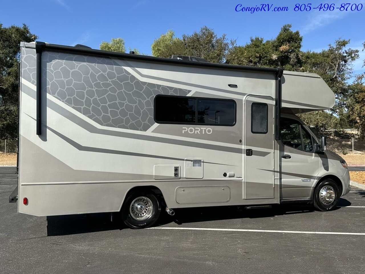 2025 Winnebago Porto 24P Full Wall Slide-Out Mercedes Turbo Diesel Full  Body Paint - Photo 4 - Thousand Oaks, CA 91360