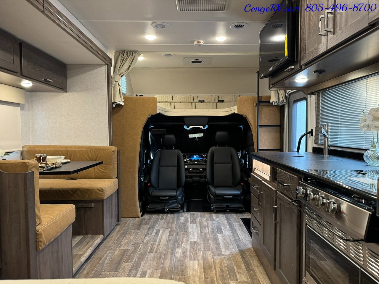 2025 Winnebago Porto 24P Full Wall Slide-Out Mercedes Turbo Diesel Full  Body Paint - Photo 27 - Thousand Oaks, CA 91360