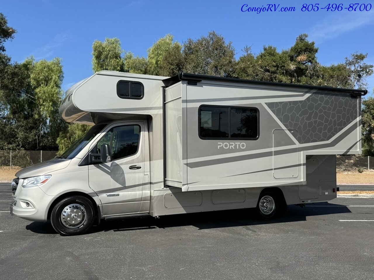 2025 Winnebago Porto 24P Full Wall Slide-Out Mercedes Turbo Diesel Full  Body Paint - Photo 1 - Thousand Oaks, CA 91360