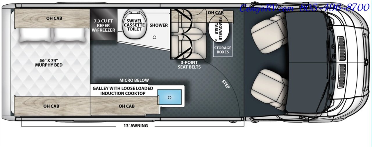 2026 Coachmen Pixel 2.0M Murphy Bed Pop Top   - Photo 47 - Thousand Oaks, CA 91360