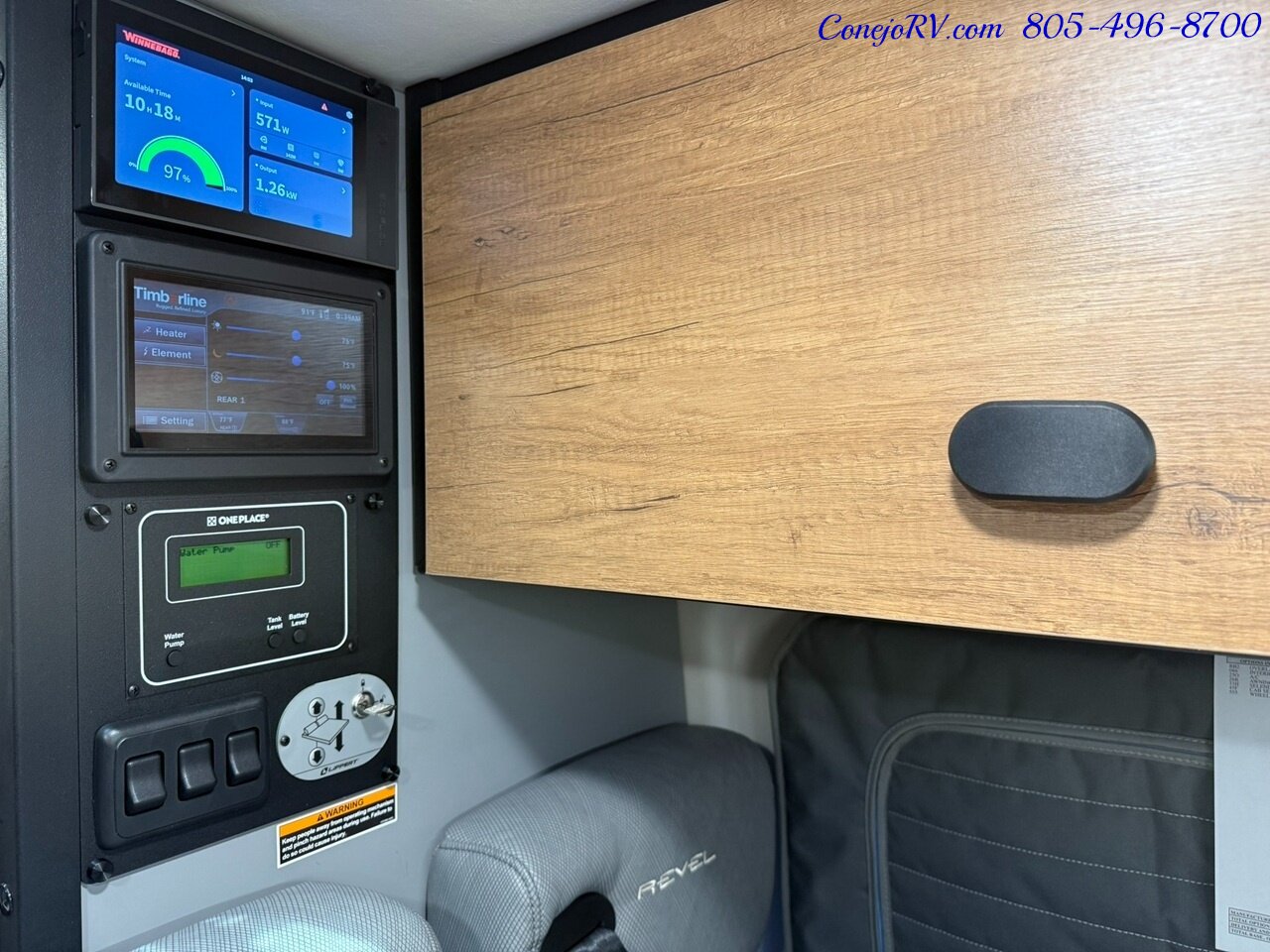 2025 Winnebago Revel 44E AWD Sprinter Mercedes Turbo Diesel, 8.4KWH  Lithionics System - Photo 9 - Thousand Oaks, CA 91360